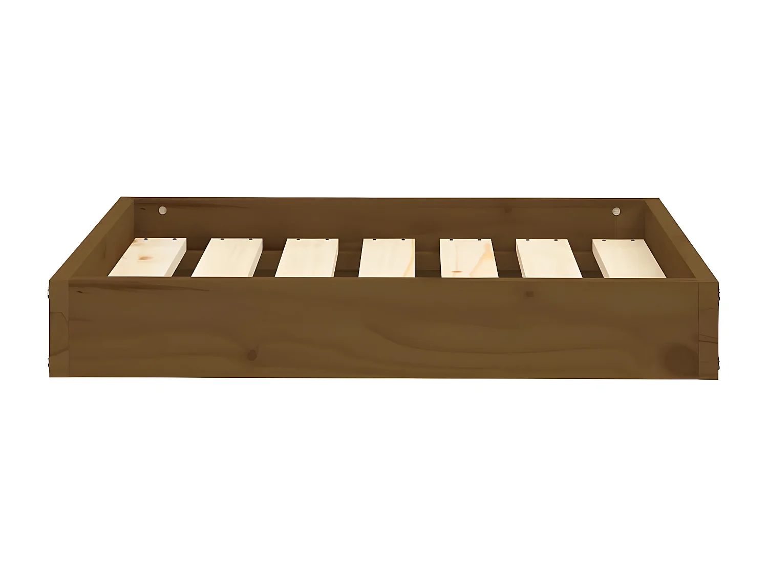 Cama para cães 61,5x49x9 cm pinho maciço castanho mel PT394144