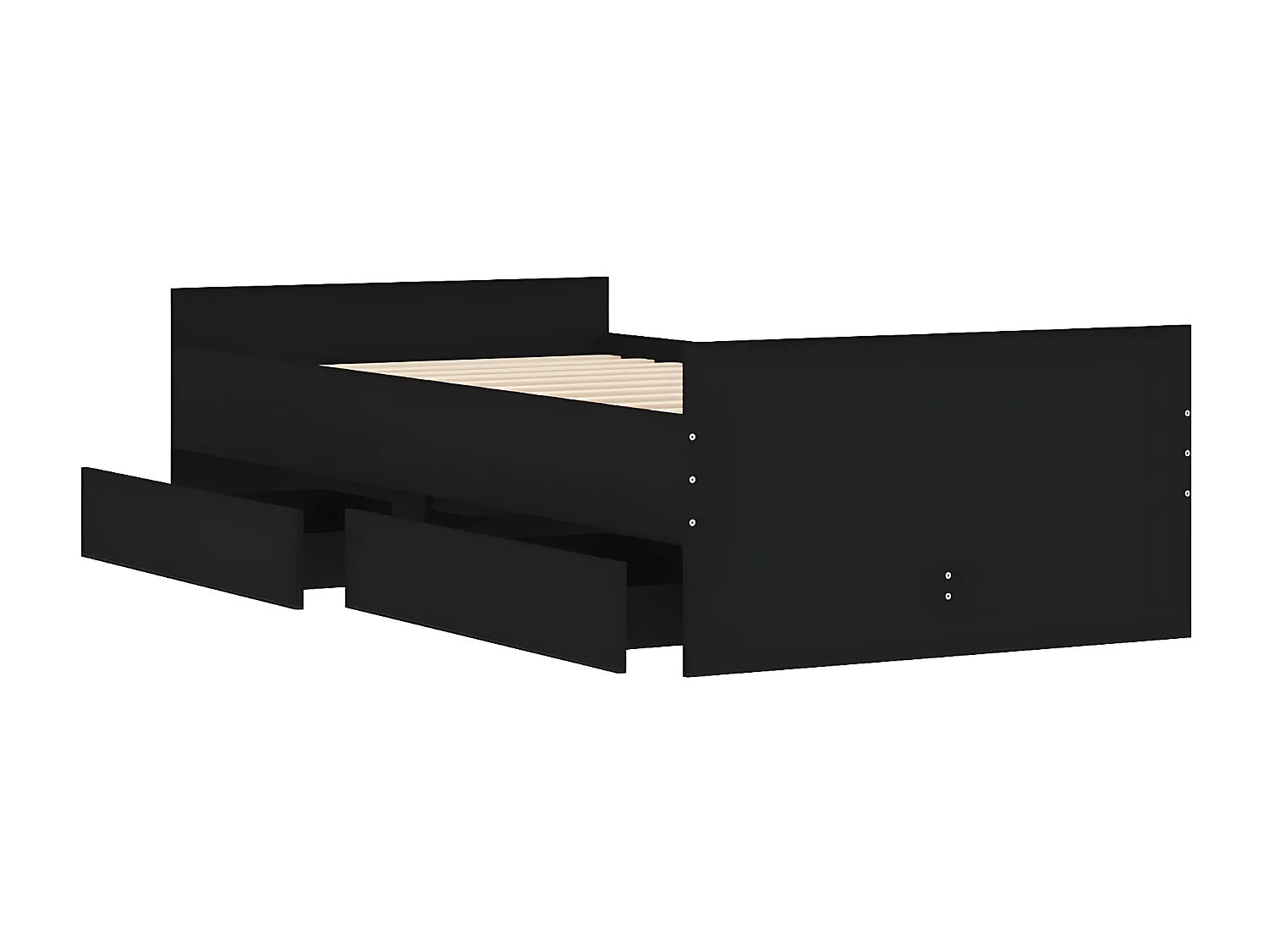 Cojín para perro reversible y lavable gris y negro 150x120x25 cm ES935455