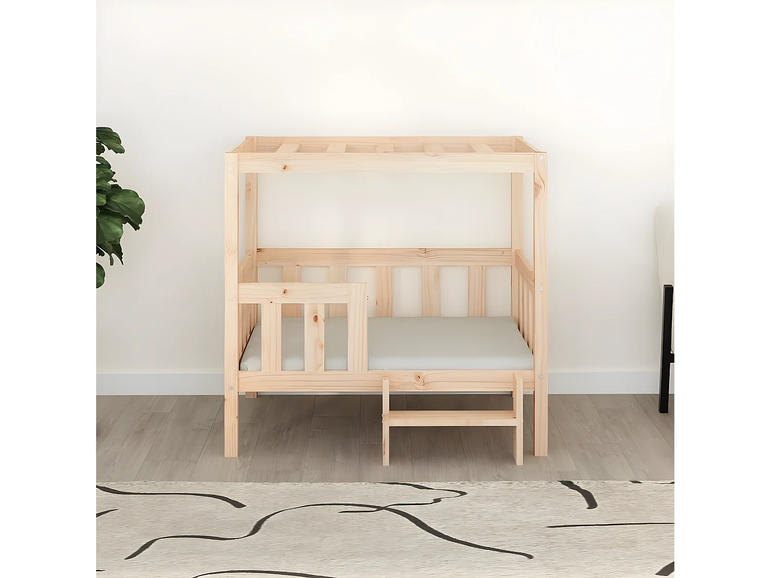 Canapé pour chien 95,5x73,5x90 cm Bois de pin solide RG3Q22654