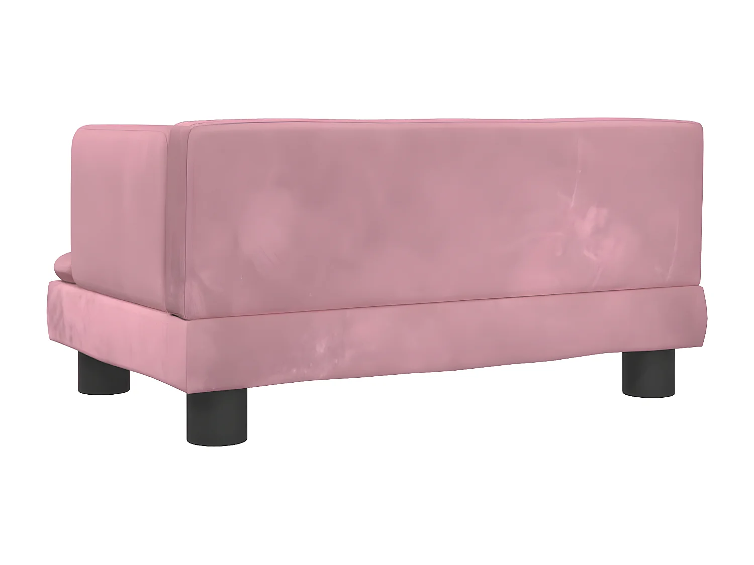 Cama para cães 60x40x30 cm veludo rosa PT916595