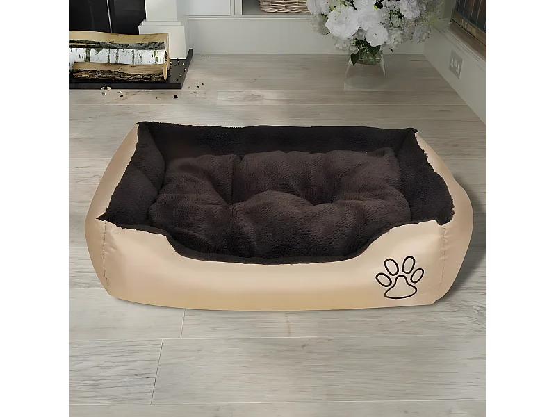 Cama para perro con cojín acolchado talla L ES369799