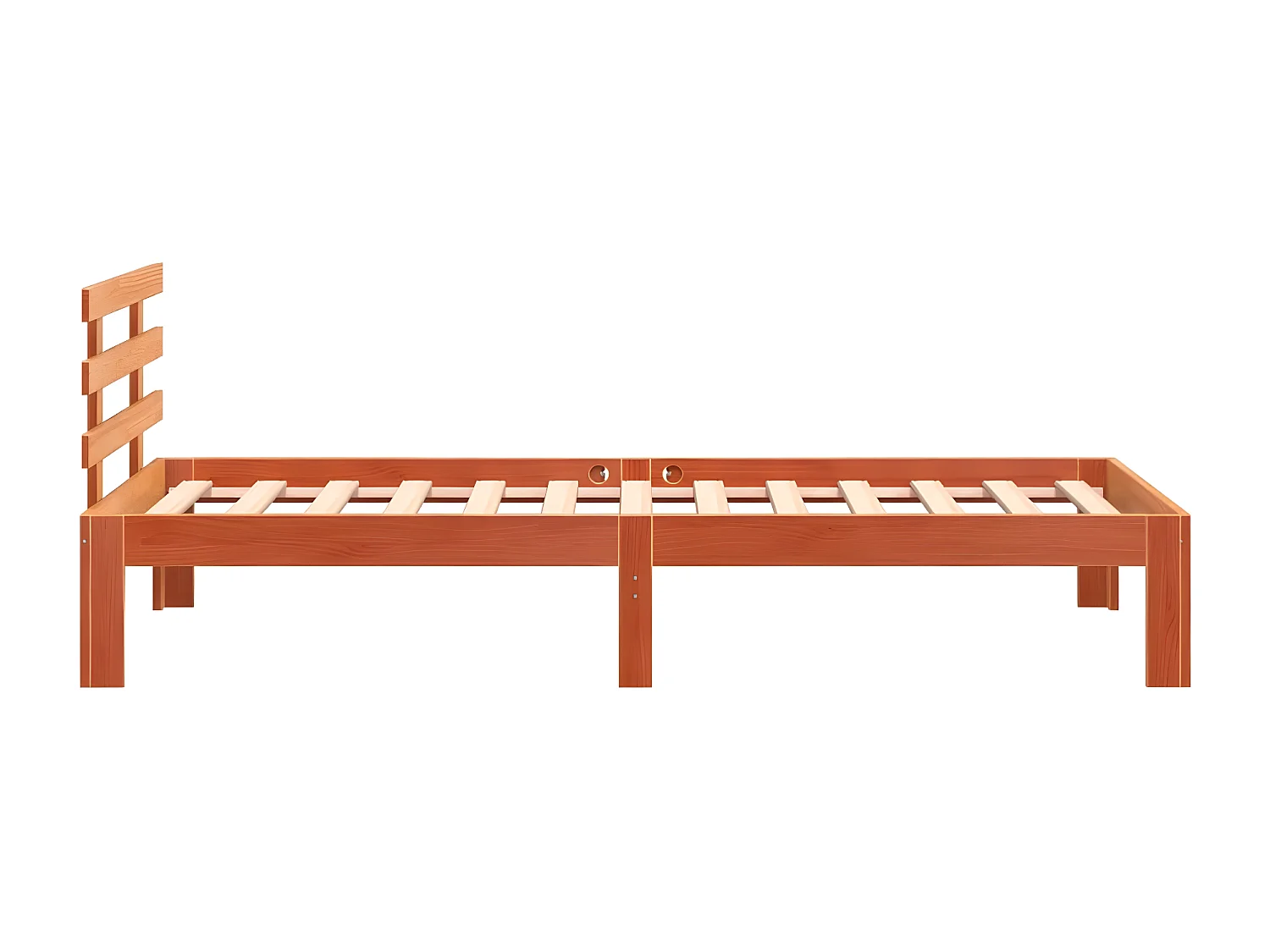 Cama para perros de cuero sintético marrón 50x40x30 cm ES242354