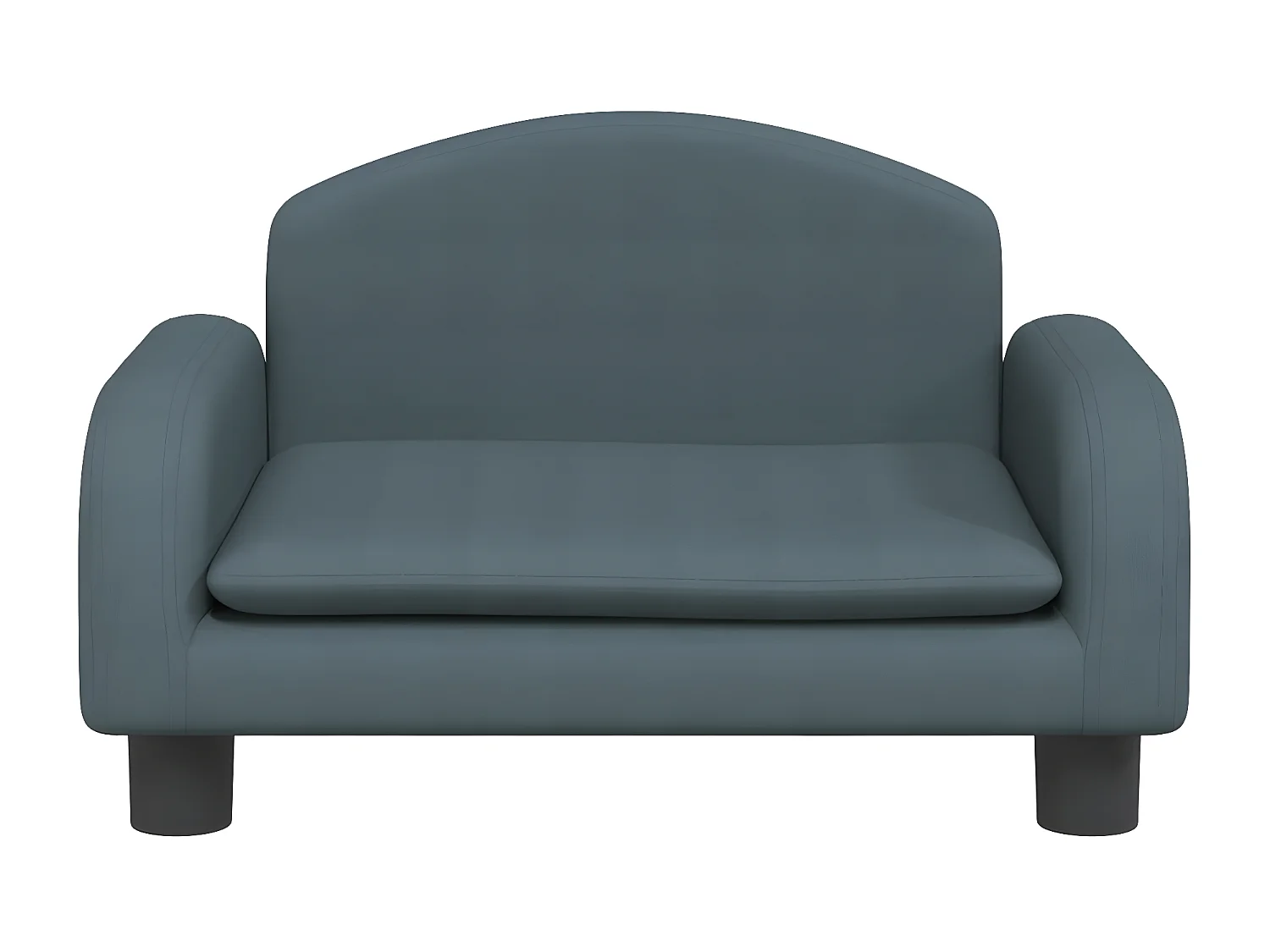 Cama para cães 50x40x30 cm tecido cinzento-escuro PT751876