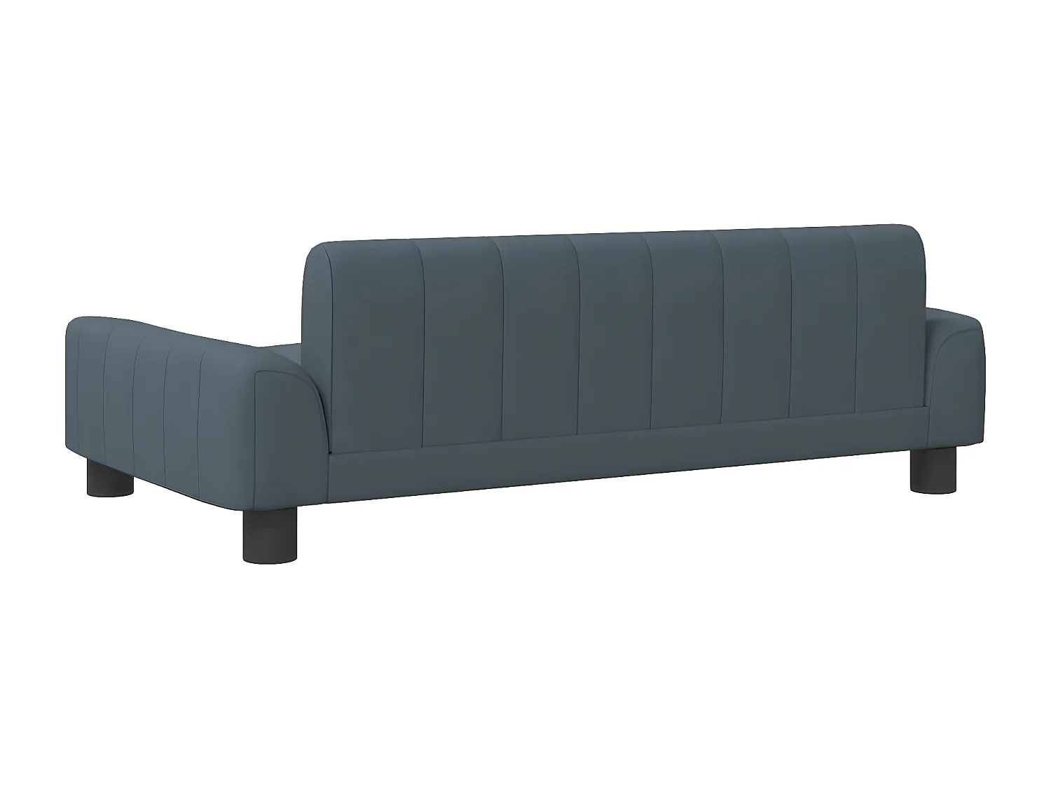 Cama para cães 90x53x30 cm tecido cinzento-escuro PT924319