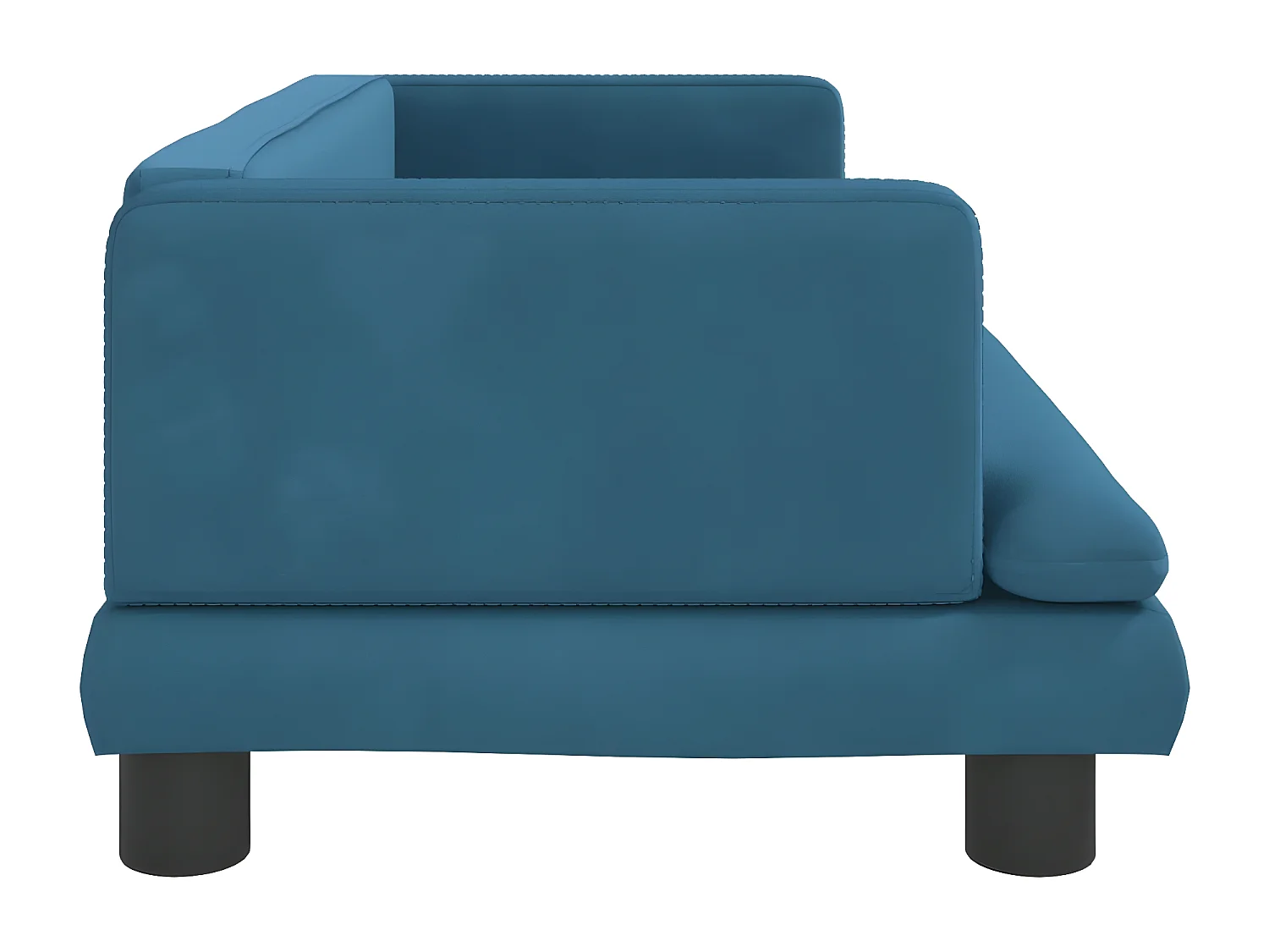 Cama para cães 80x45x30 cm veludo azul PT815303