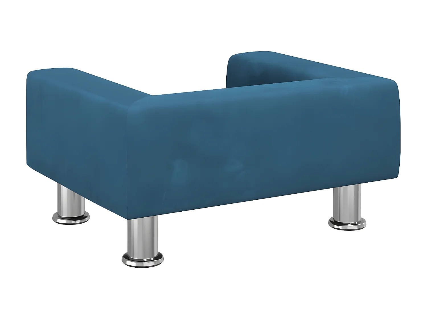 Cama para cães 50x40x26,5 cm veludo azul PT748822