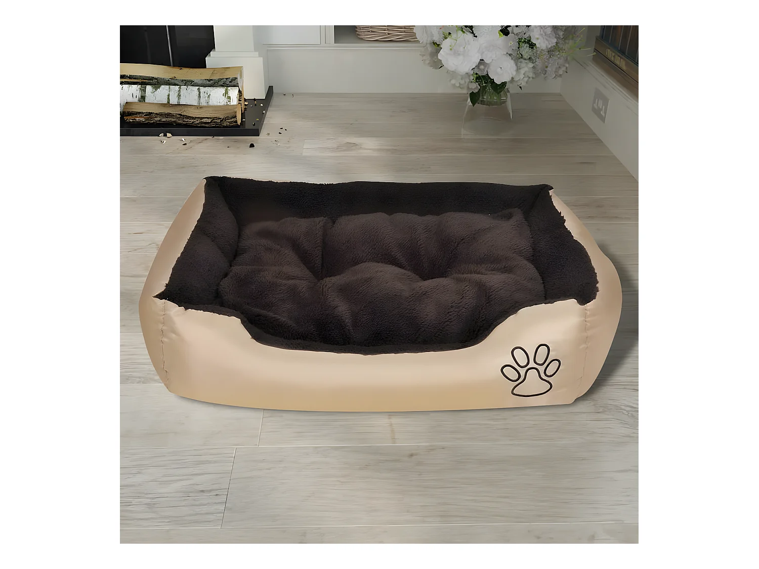 Canapé chaud pour chiens avec Canapé rembourré Taille XL RG3Q10026