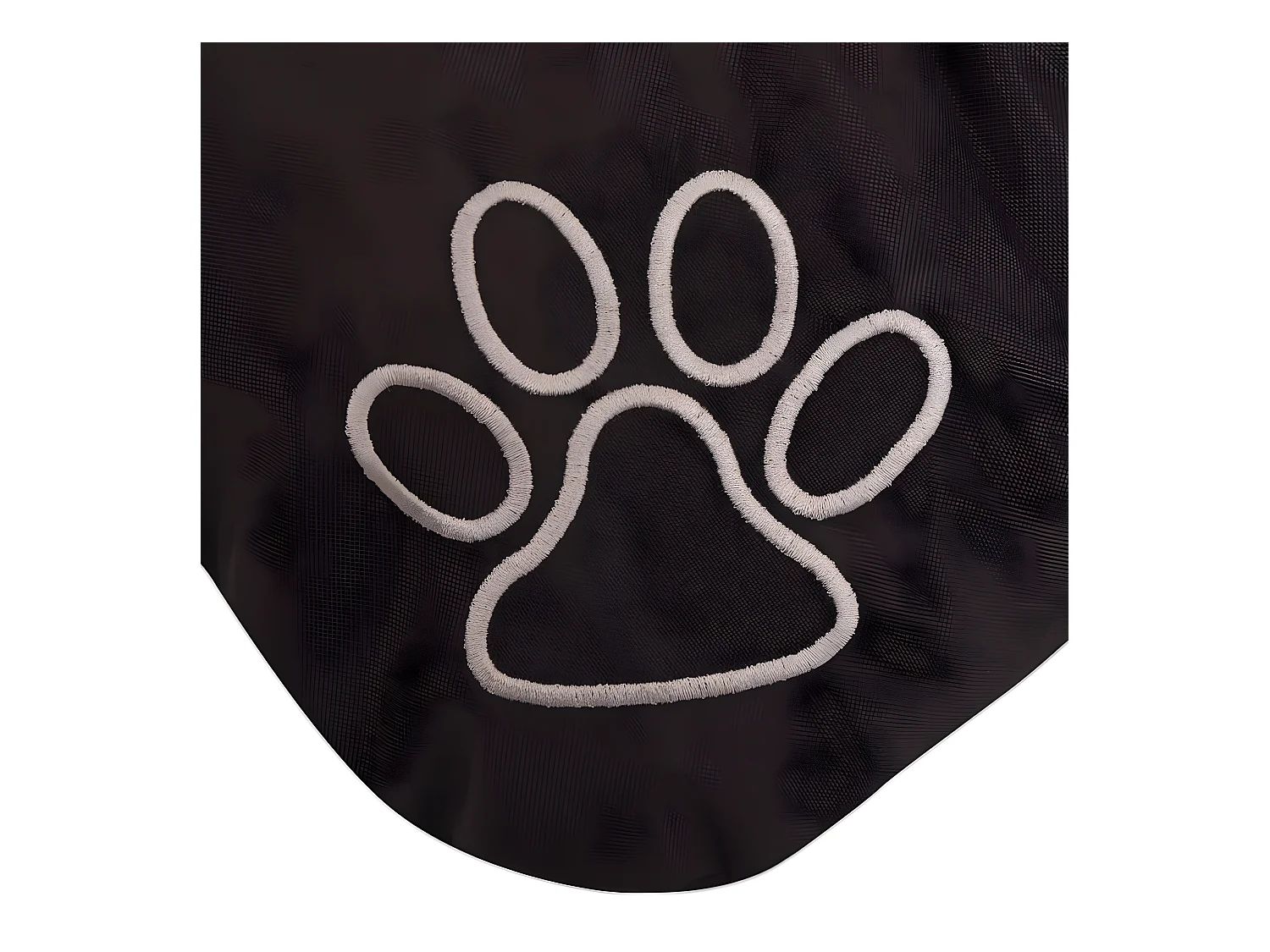 Canapé pour chiens Taille L Noir RG3Q48659