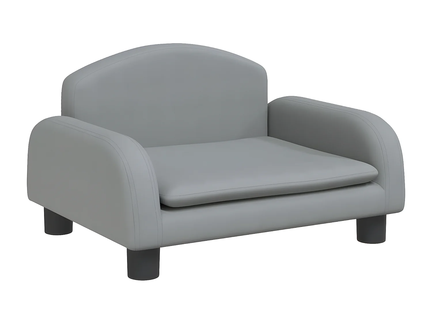 Cama para cães 50x40x30 cm tecido cinzento-claro PT753351