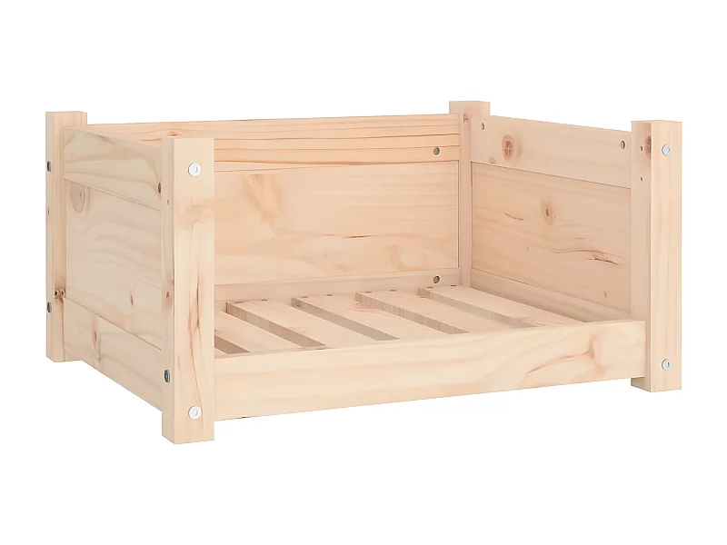 Canapé pour chien 55,5x45,5x28 cm Bois massif de pin RG3Q10964