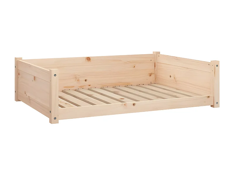 Canapé pour chien 95,5x65,5x28 cm Bois de pin solide RG3Q95719