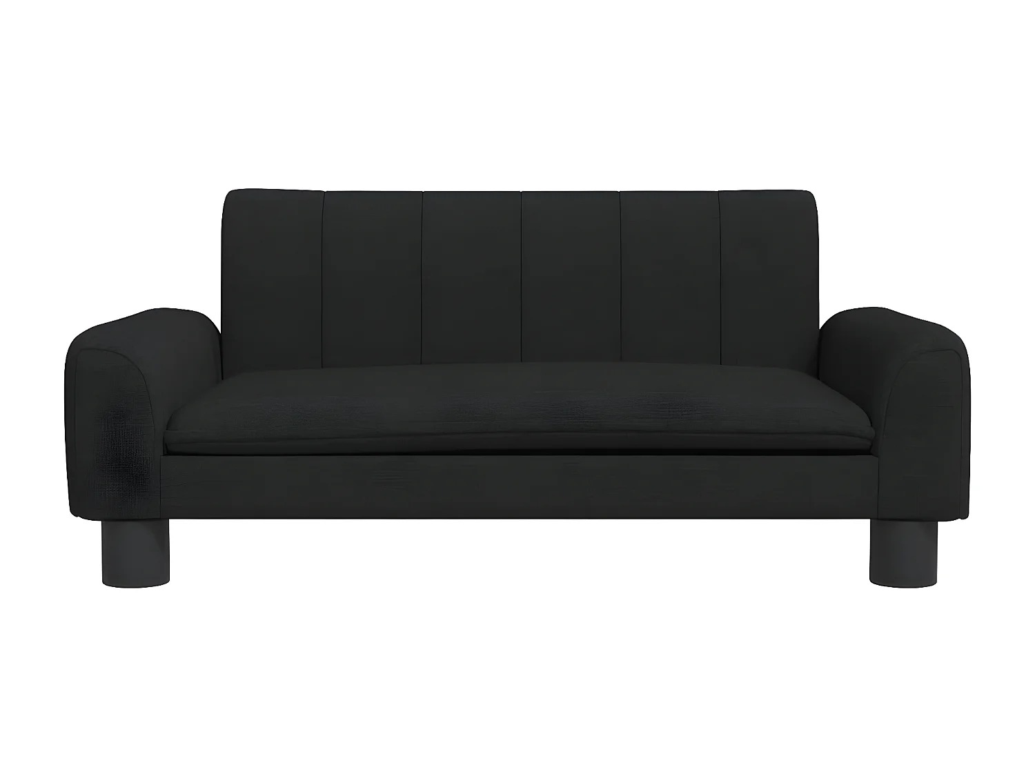 Cama para cães 70x45x30 cm tecido preto PT544742