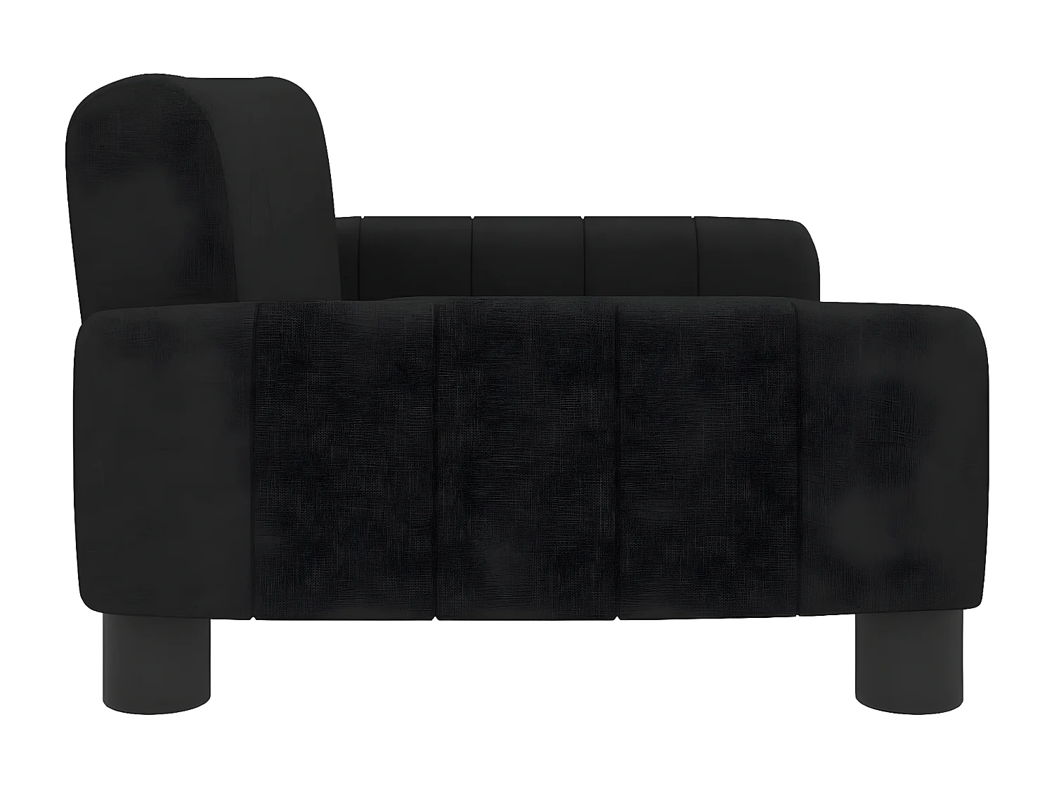 Cama para cães 70x45x30 cm tecido preto PT544742