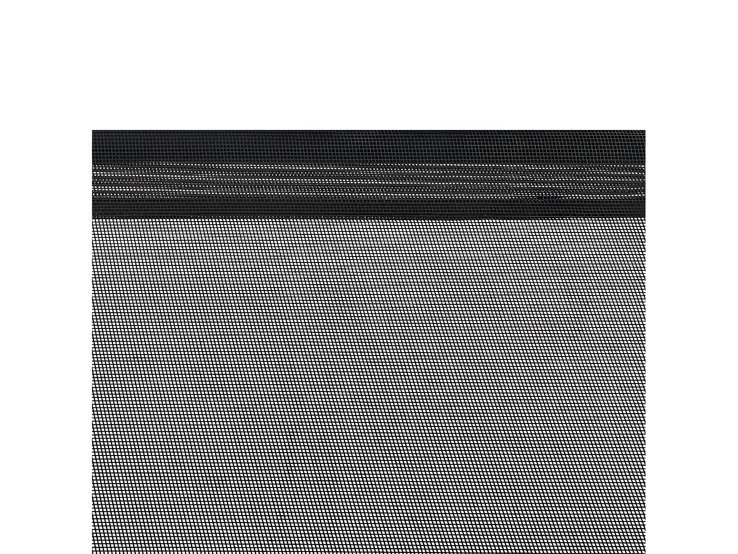 Cama de perro elevada negra textilene L ES109975