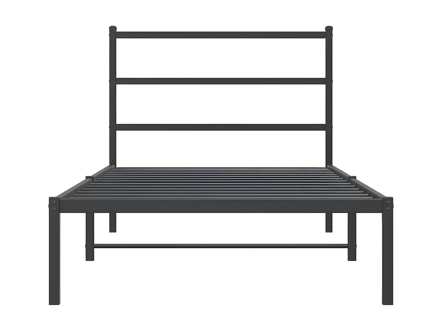 Cama de perro elevada negra textilene L ES109975