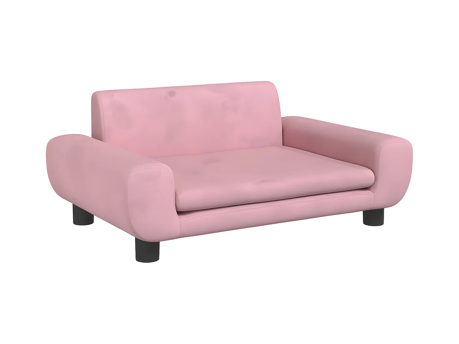 Canapé pour chien rose 70x45x33 cm velours RG3Q80136