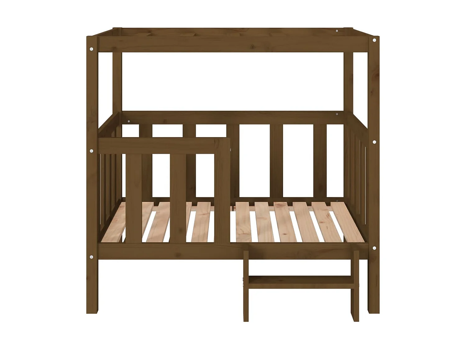 Canapé pour chien Marron miel 105,5x83,5x100 cm Bois de pin solide RG3Q17513