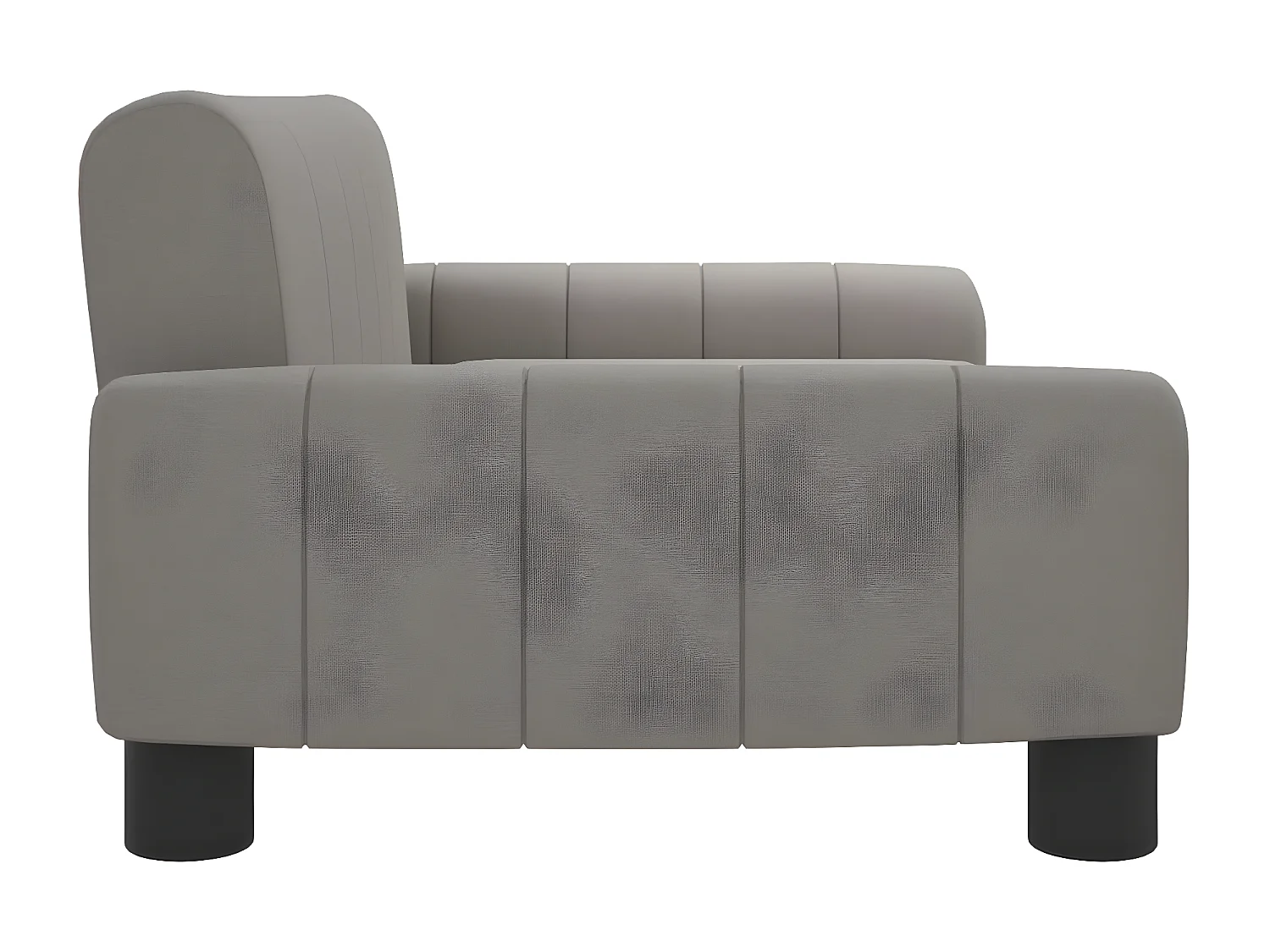 Canapé pour chien taupe 70x45x30 cm tissu RG3Q26425