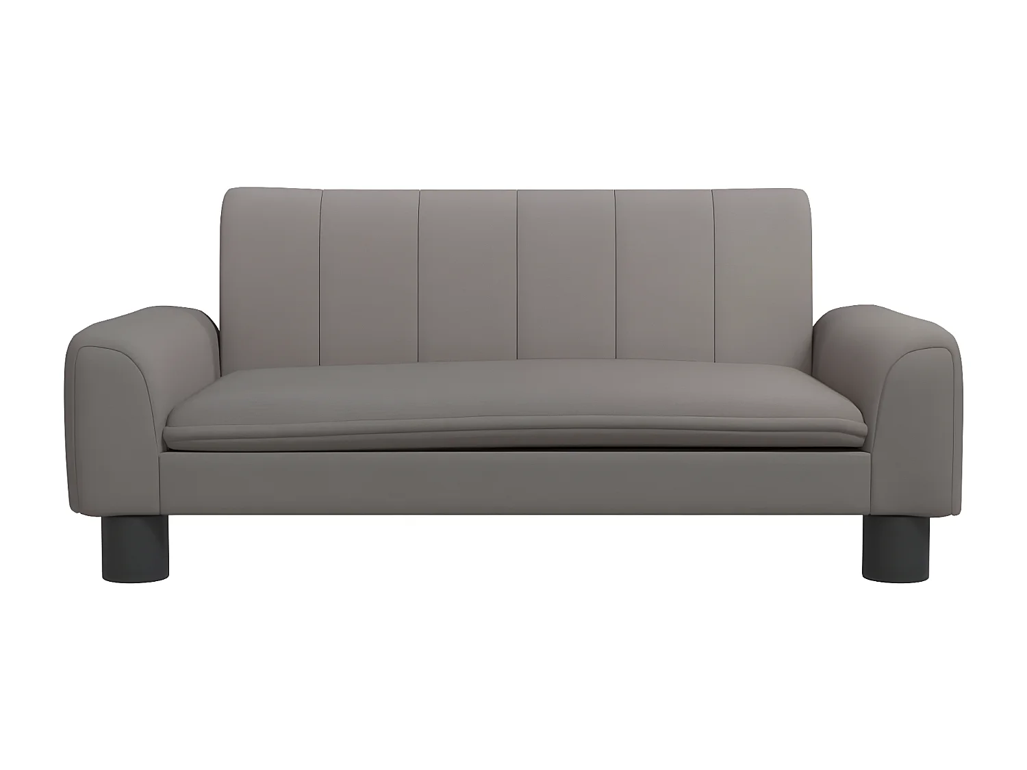 Canapé pour chien taupe 70x45x30 cm tissu RG3Q26425