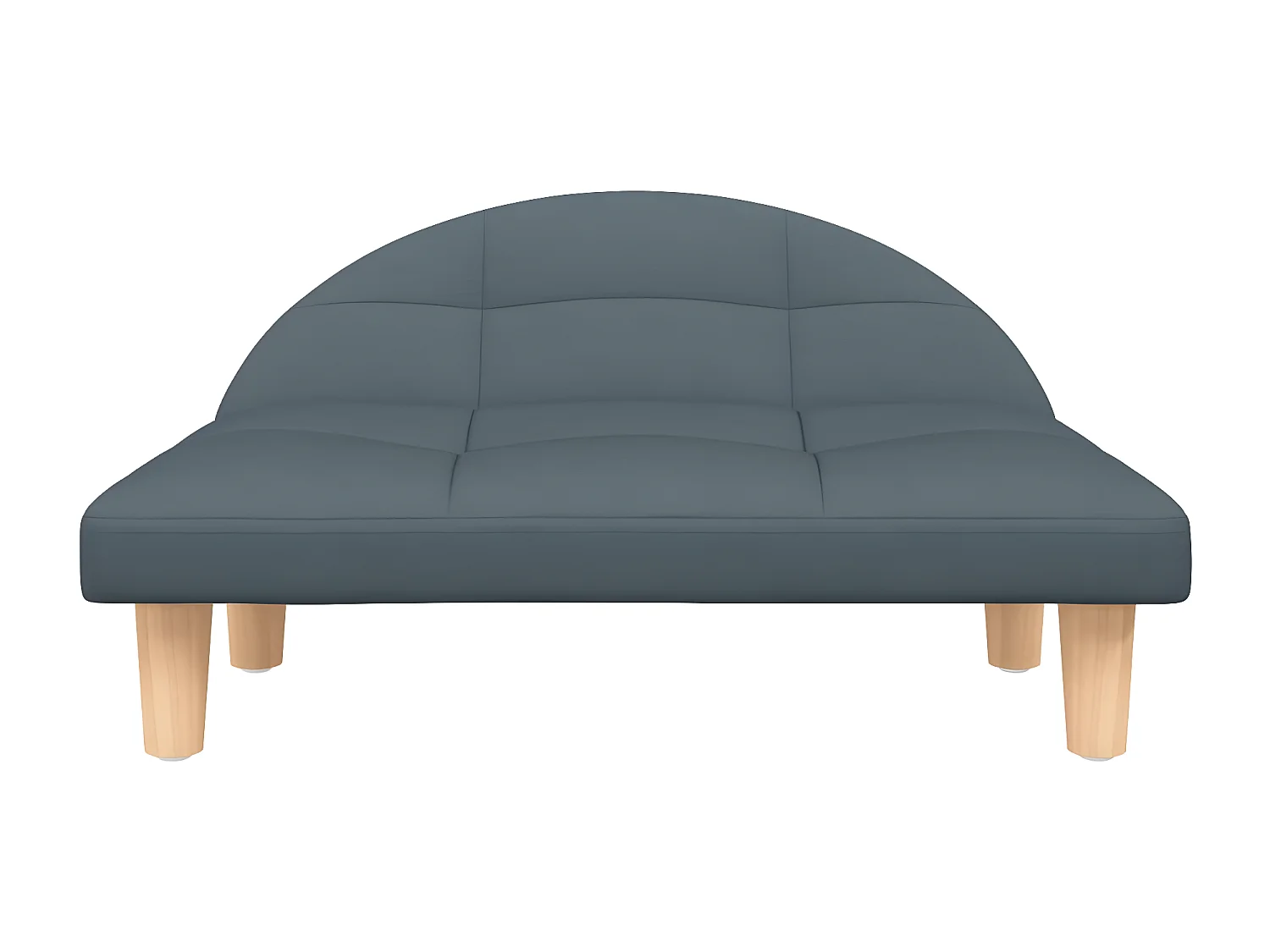 Cama para cães 70x52x30 cm tecido cinzento-escuro PT847612