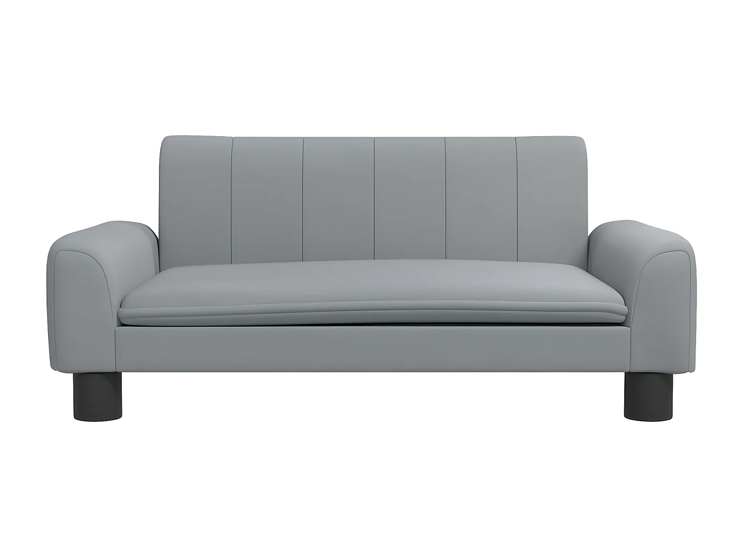 Cama para cães 70x45x30 cm tecido cinzento-claro PT967763