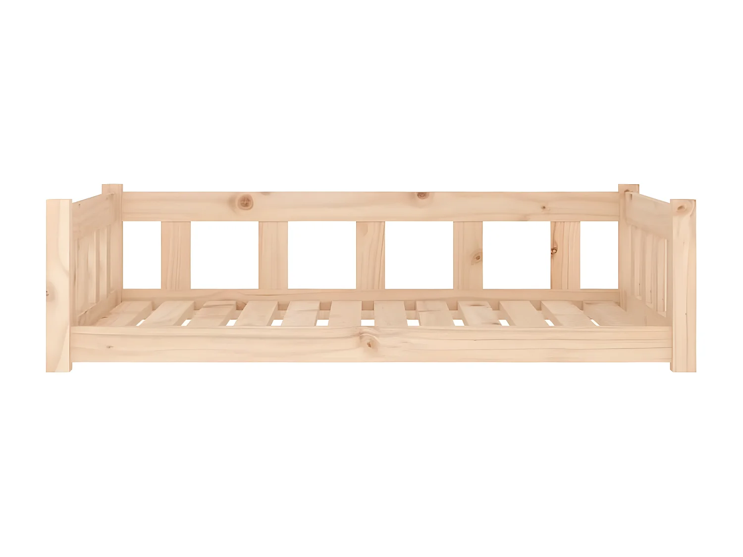 Canapé pour chien 105,5x75,5x28 cm bois de pin solide RG3Q36922