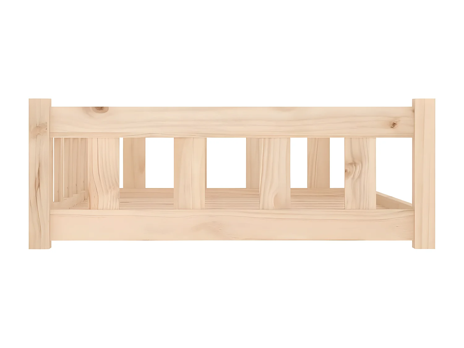 Canapé pour chien 105,5x75,5x28 cm bois de pin solide RG3Q36922