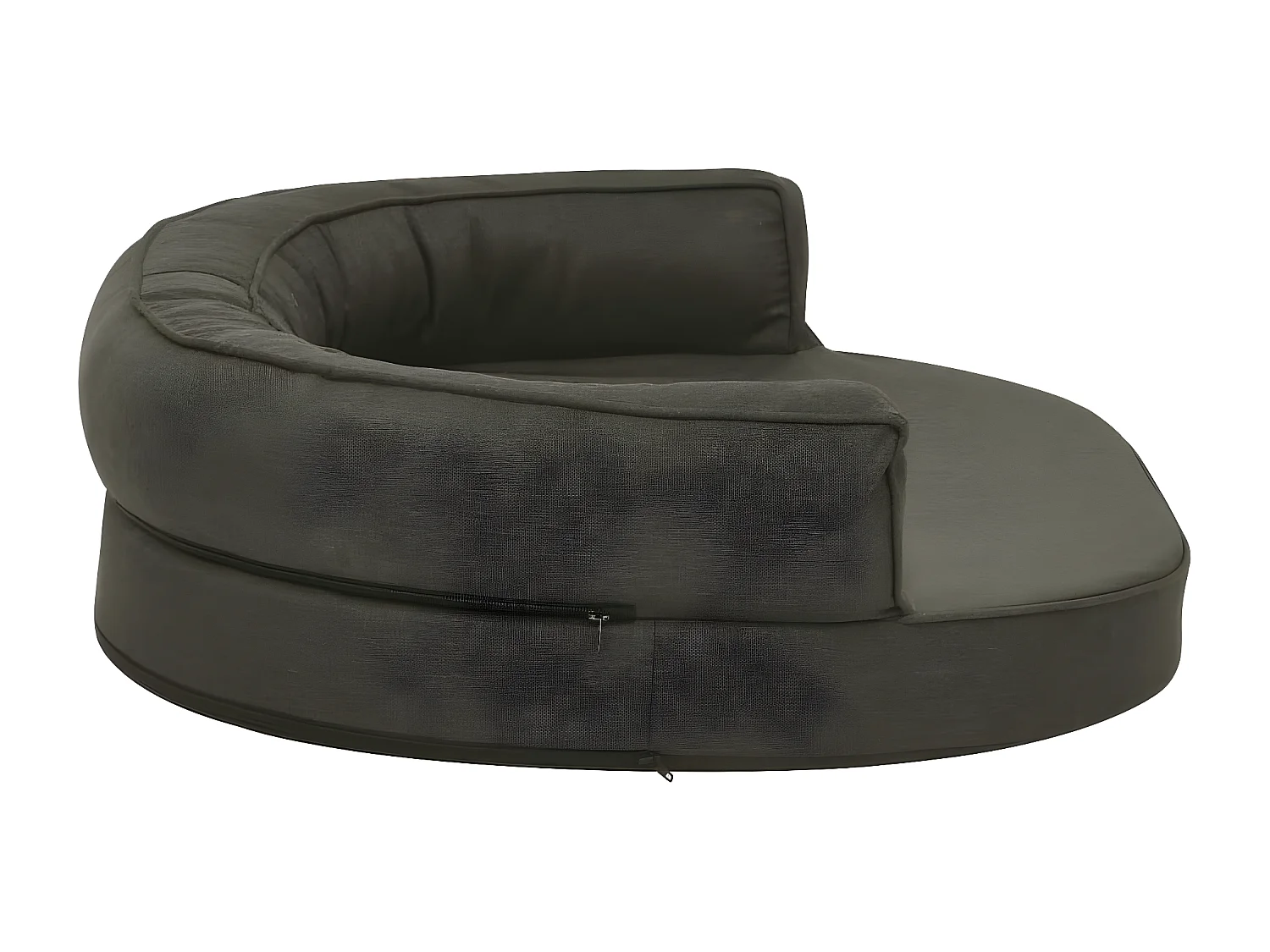 Colchón para cama de perro ergonómico gris oscuro 75x53 cm ES483226