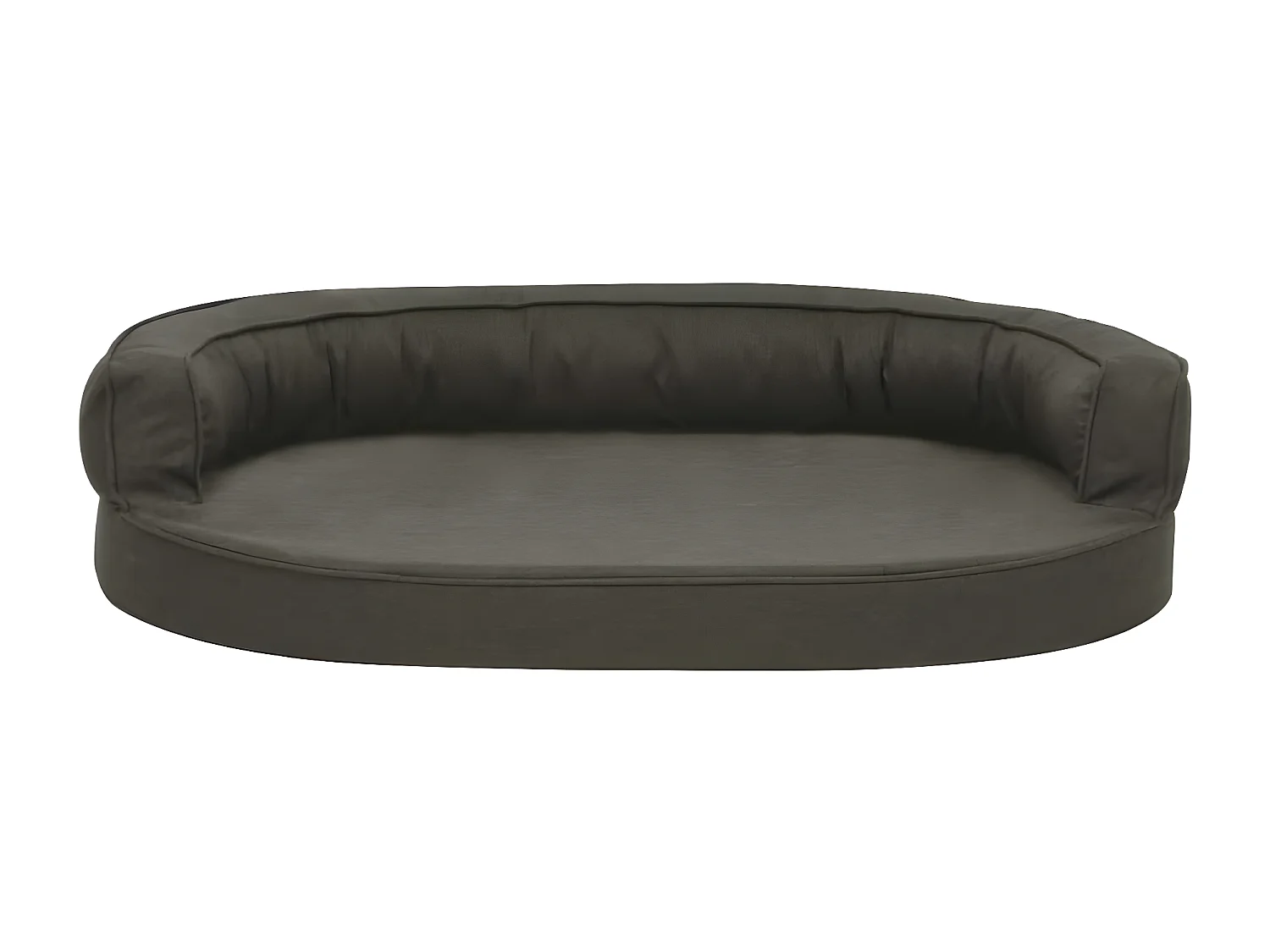 Canapé ergonomique pour chien 75x53 cm Aspect de lin RG3Q68902