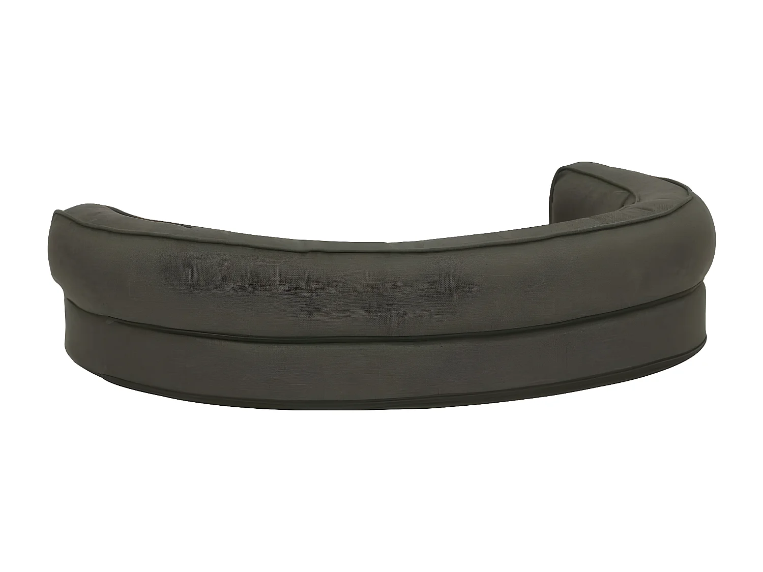 Canapé ergonomique pour chien 75x53 cm Aspect de lin RG3Q68902