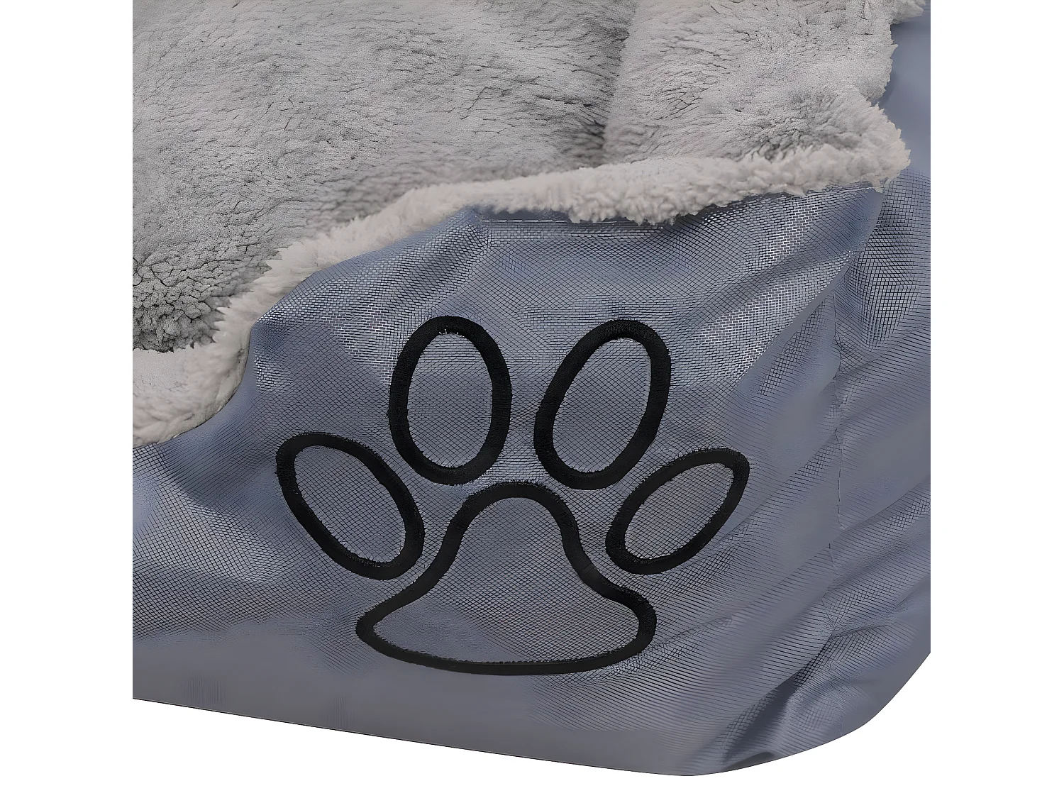 Canapé pour chiens avec coussin rembourré Taille S Gris RG3Q14105