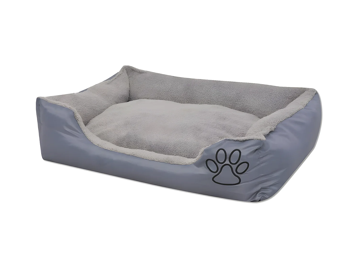 Canapé pour chiens avec coussin rembourré Taille S Gris RG3Q14105
