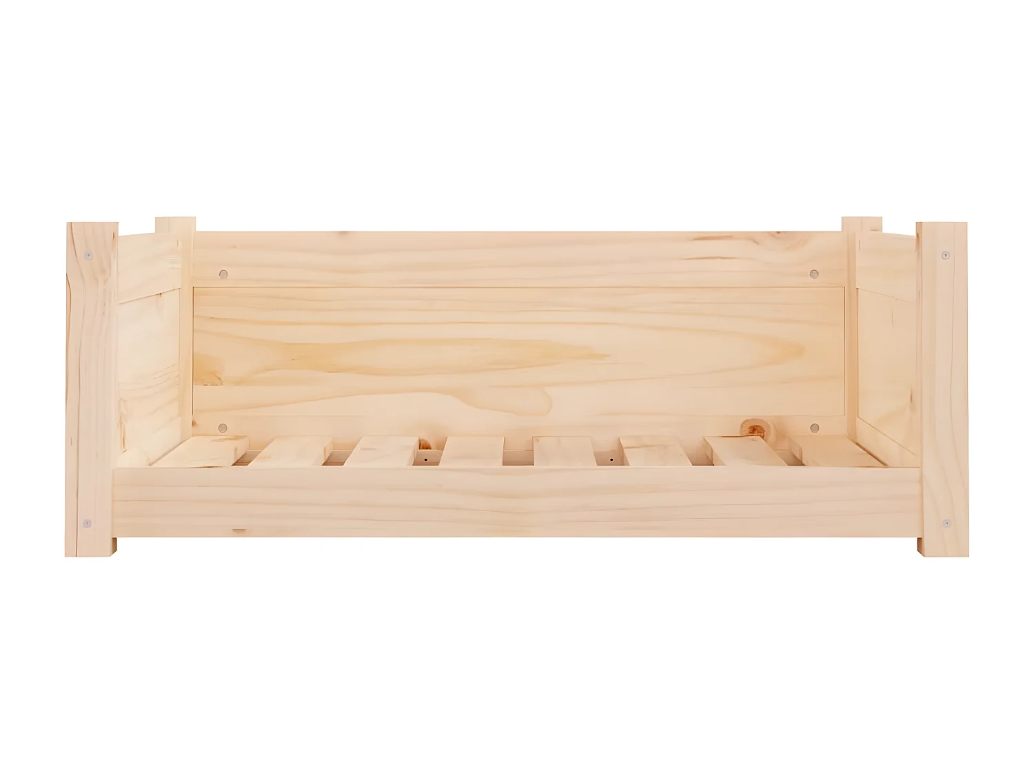 Cama para cães 75,5x55,5x28 cm madeira de pinho maciça PT410110