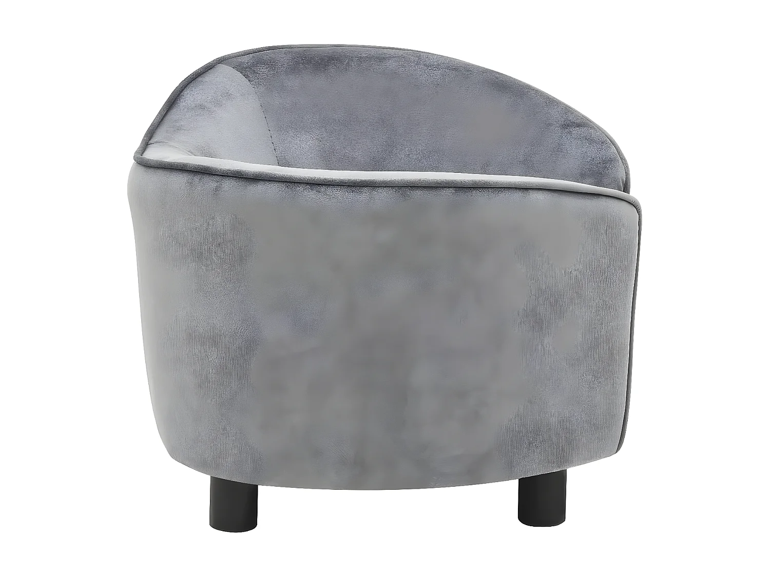 Canapé pour chien Gris 69x49x40 cm Peluche RG3Q18752