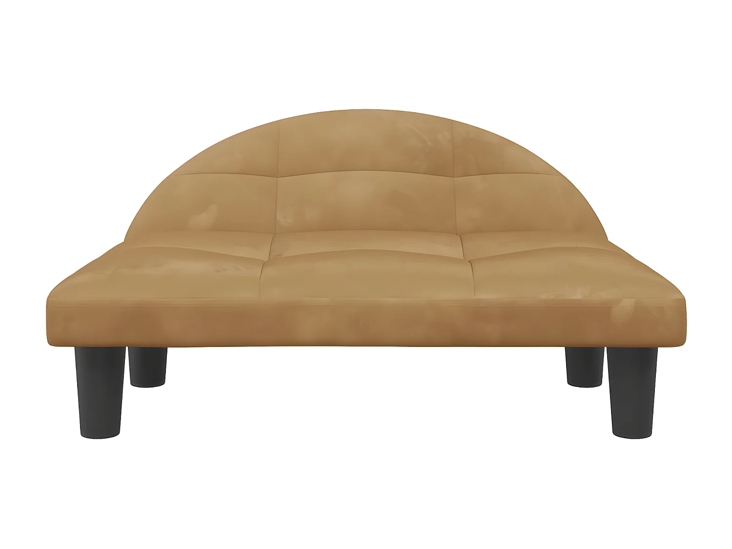 Cama para cães 70x52x30 cm veludo castanho PT547518