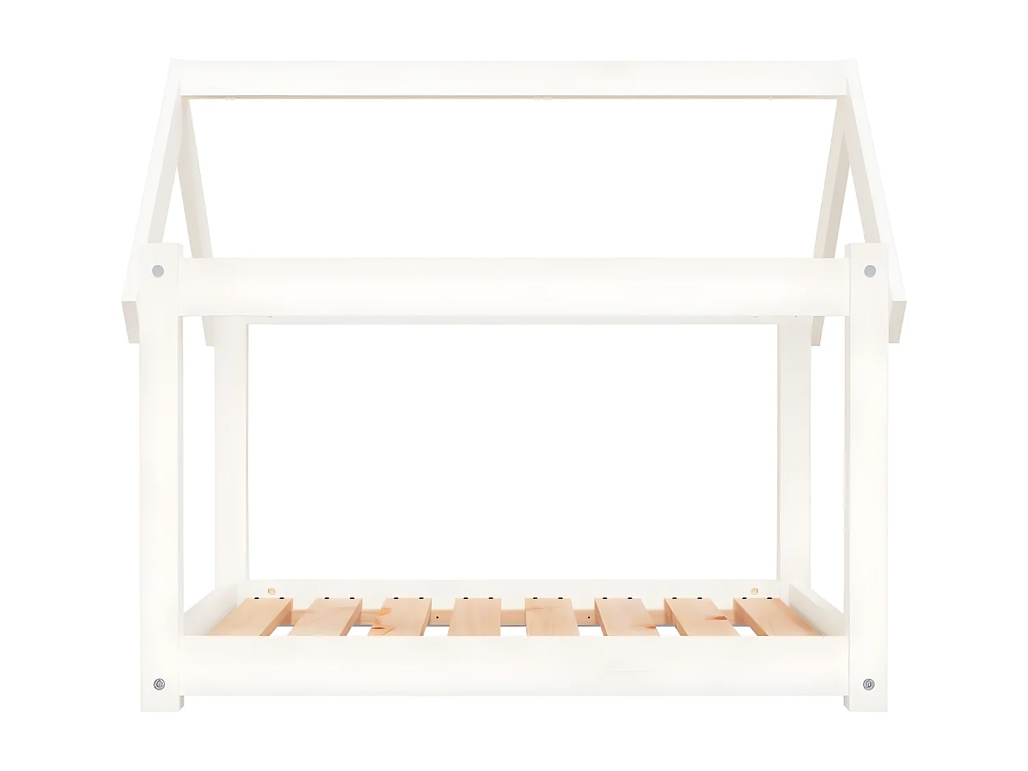 Canapé pour chien Blanc 81x60x70 cm Bois de pin solide RG3Q64114