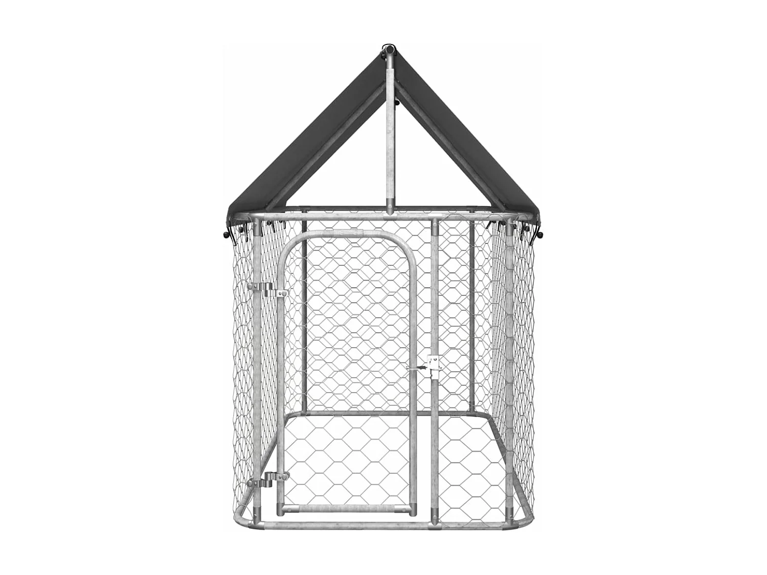 Chenil extérieur avec toit 200x100x150 cm RG3Q50706