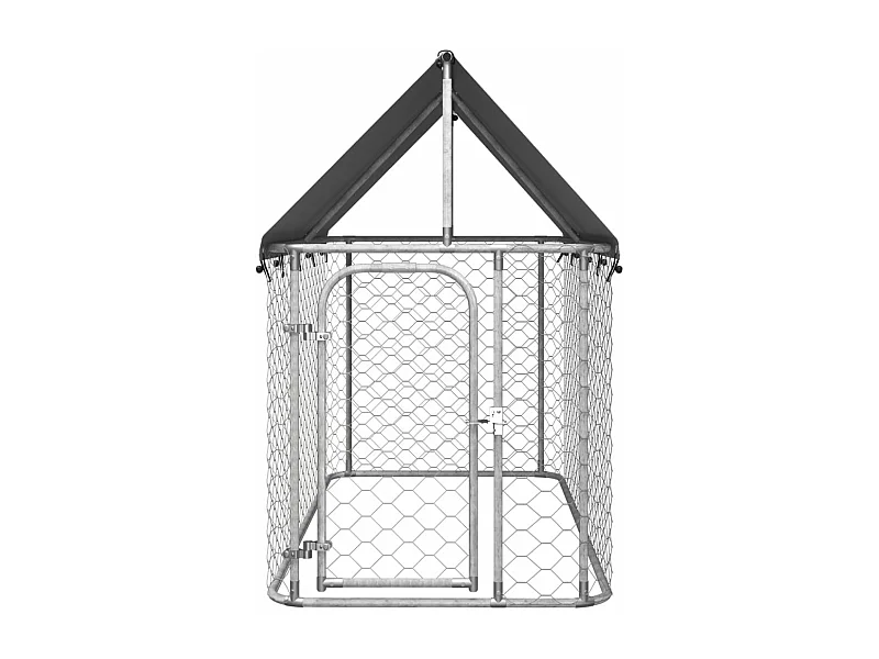 Perrera de exterior con tejado 200x100x150 cm ES492260