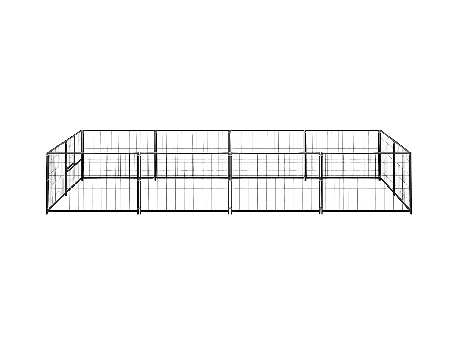 Chenil Noir 8 m² Acier RG3Q76330