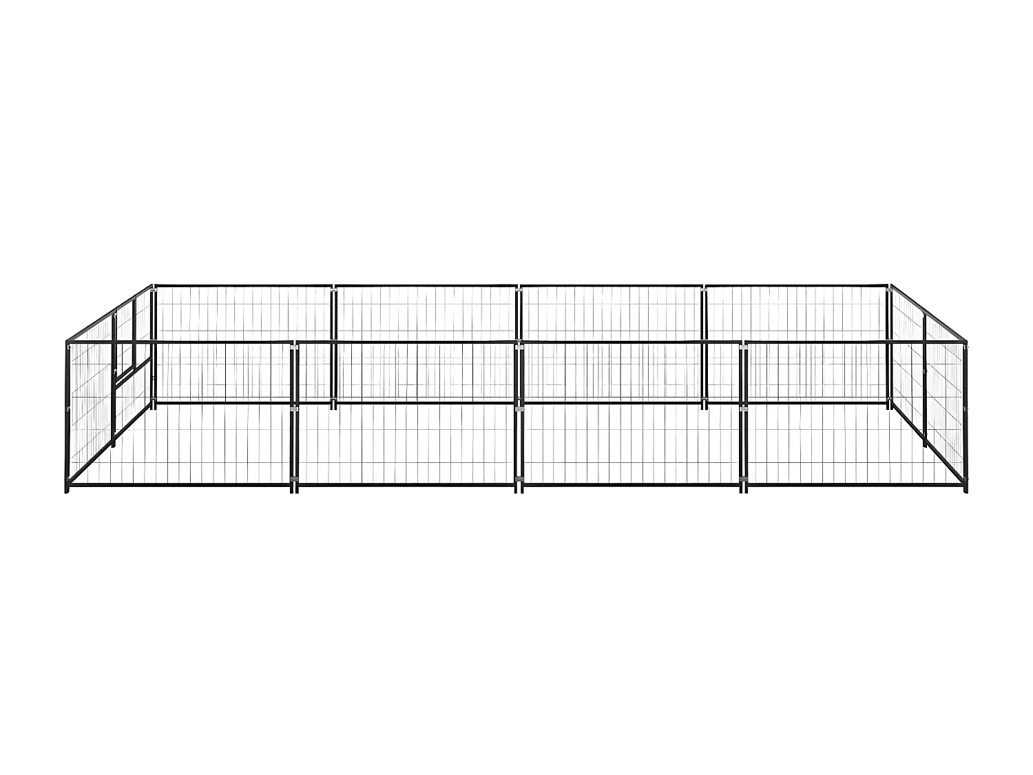 Chenil Noir 8 m² Acier RG3Q76330