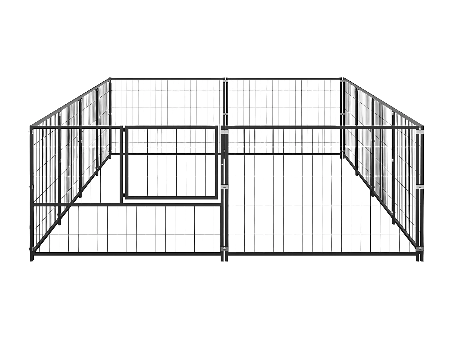 Chenil Noir 8 m² Acier RG3Q76330