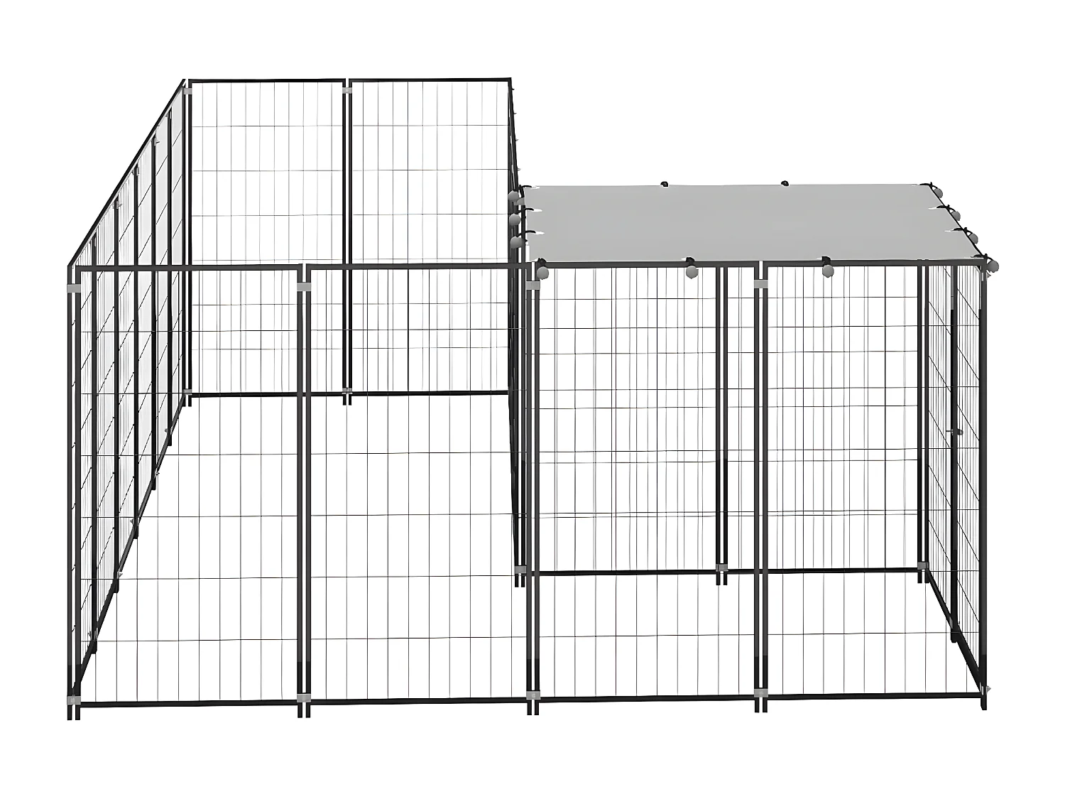 Chenil Noir 4,84 m² Acier RG3Q96975