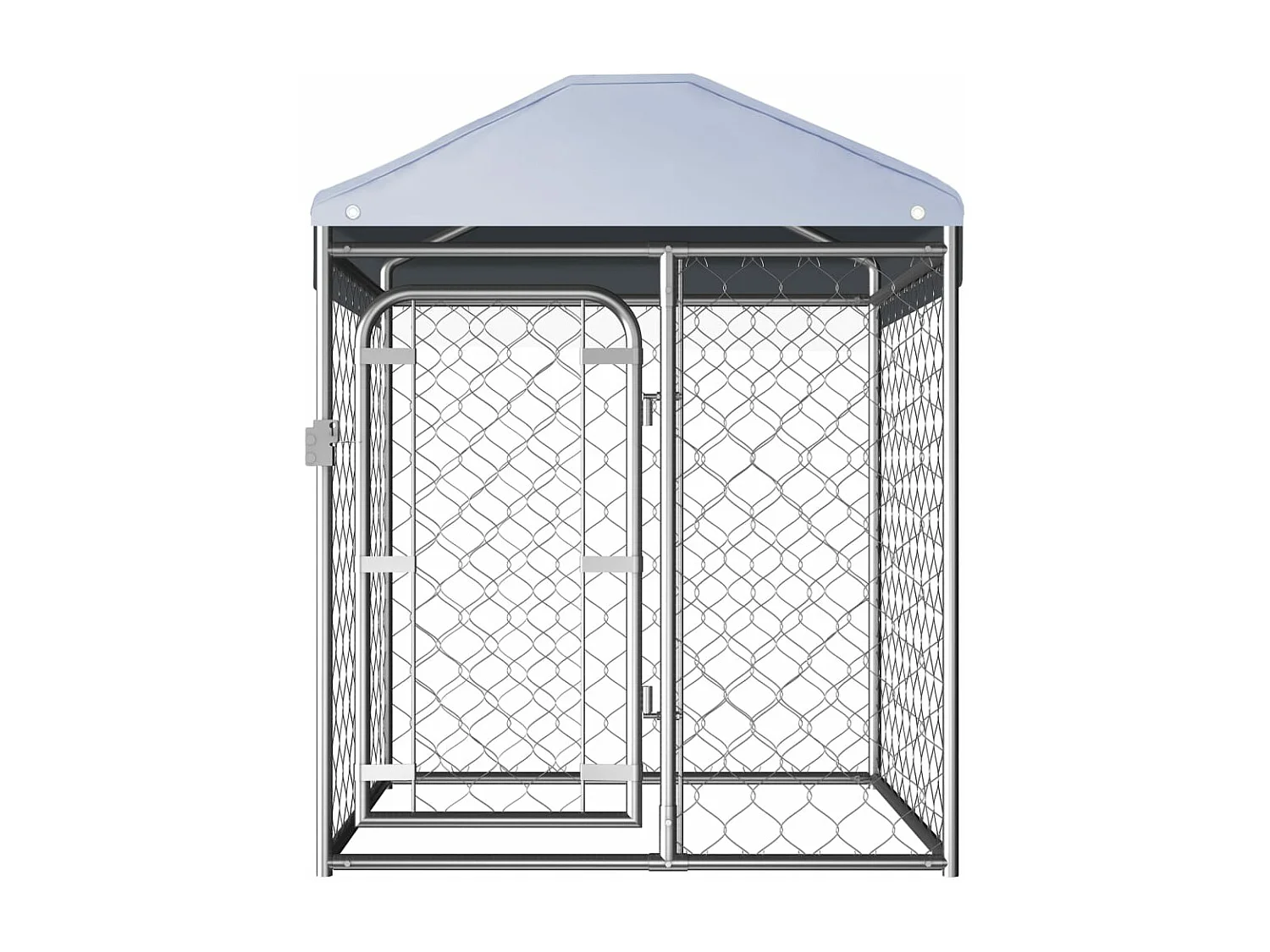Chenil extérieur avec toit 100 x 100 x 125 cm RG3Q82517