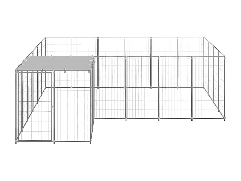 Chenil Argenté 8,47 m² Acier RG3Q94811