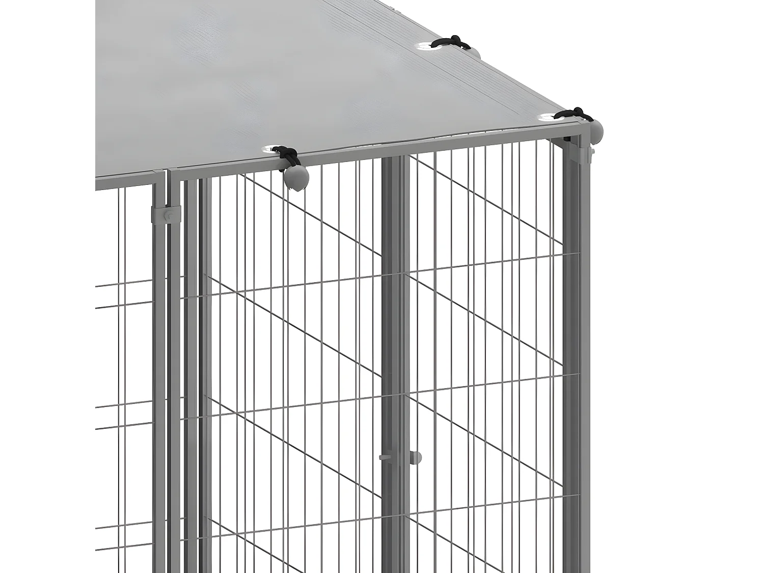 Chenil Argenté 6,05 m² Acier RG3Q18561