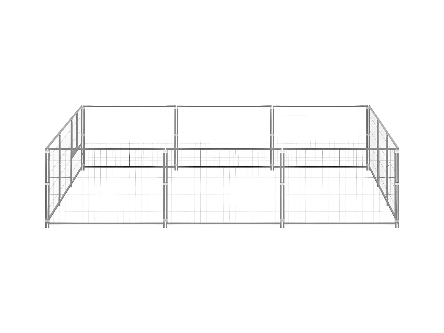 Chenil Argenté 9 m² Acier RG3Q47979