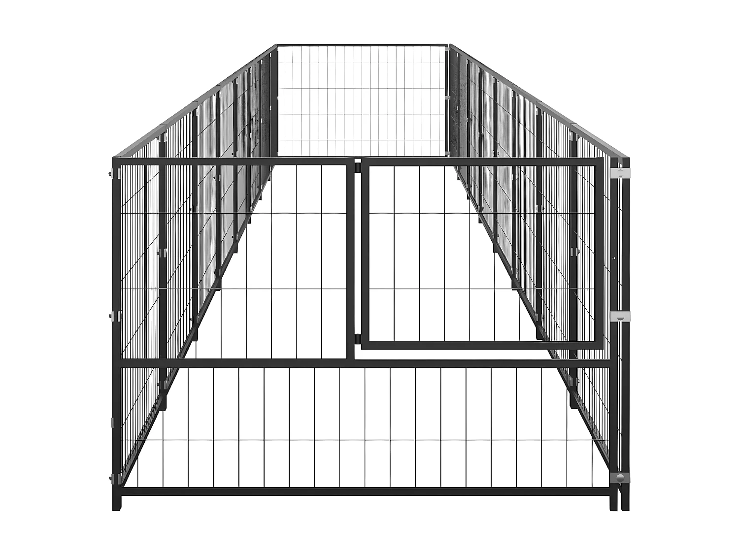 Chenil Noir 8 m² Acier RG3Q83302