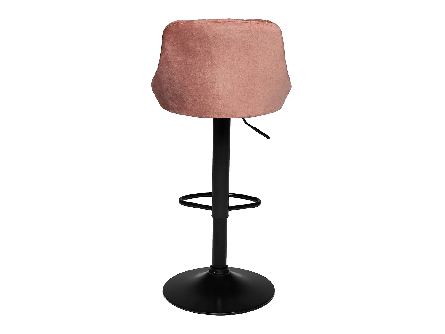 Pack de 2 taburetes de bar de terciopelo rosa ROBIN