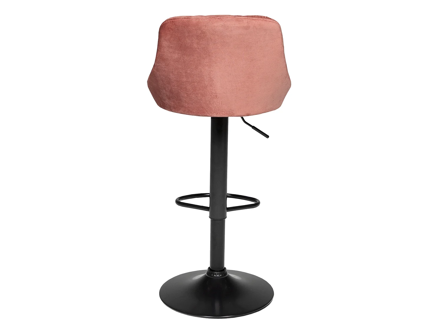 Pack de 2 taburetes de bar de terciopelo rosa ROBIN