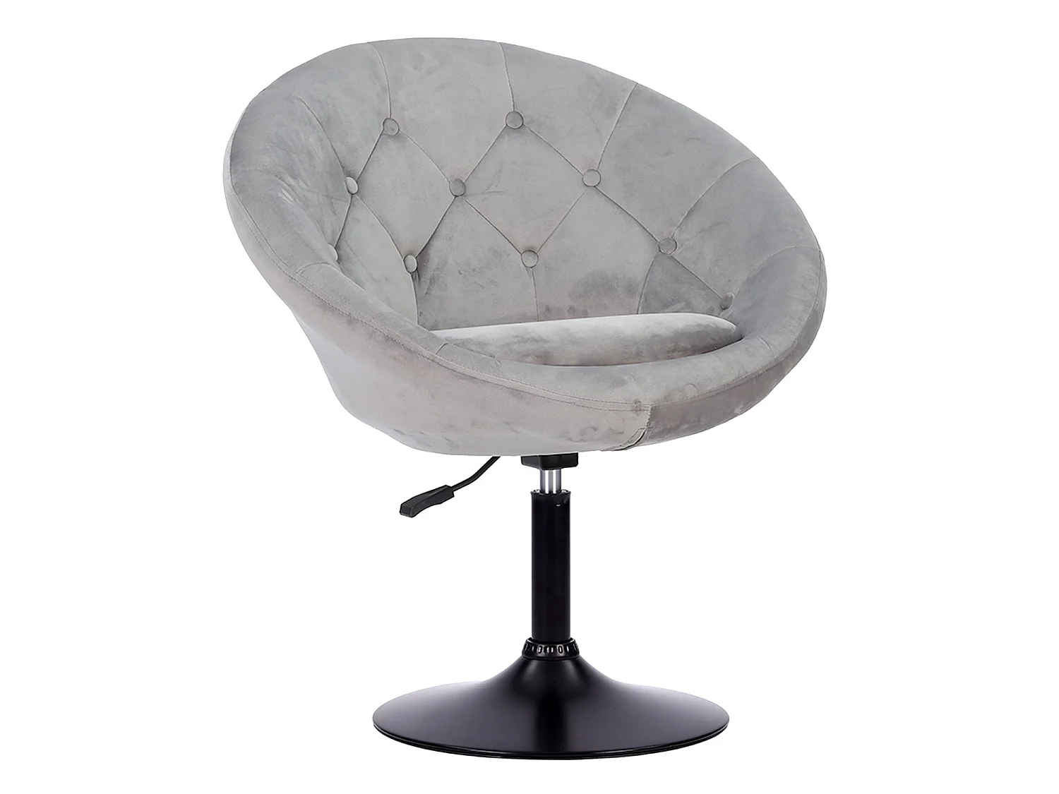 Banco de barra de veludo cinzento EDGAR